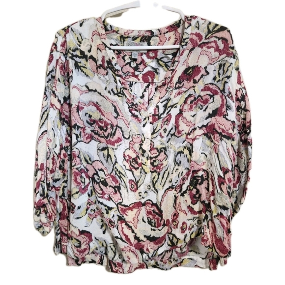 Boho Peasant Top Size Small - Picture 1 of 5